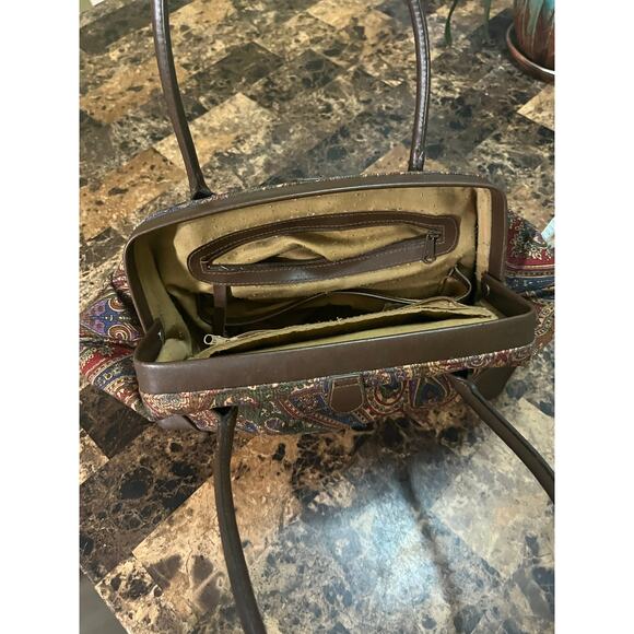 St. John’s Bay Vintage Paisley Hand Bag - Picture 3 of 12